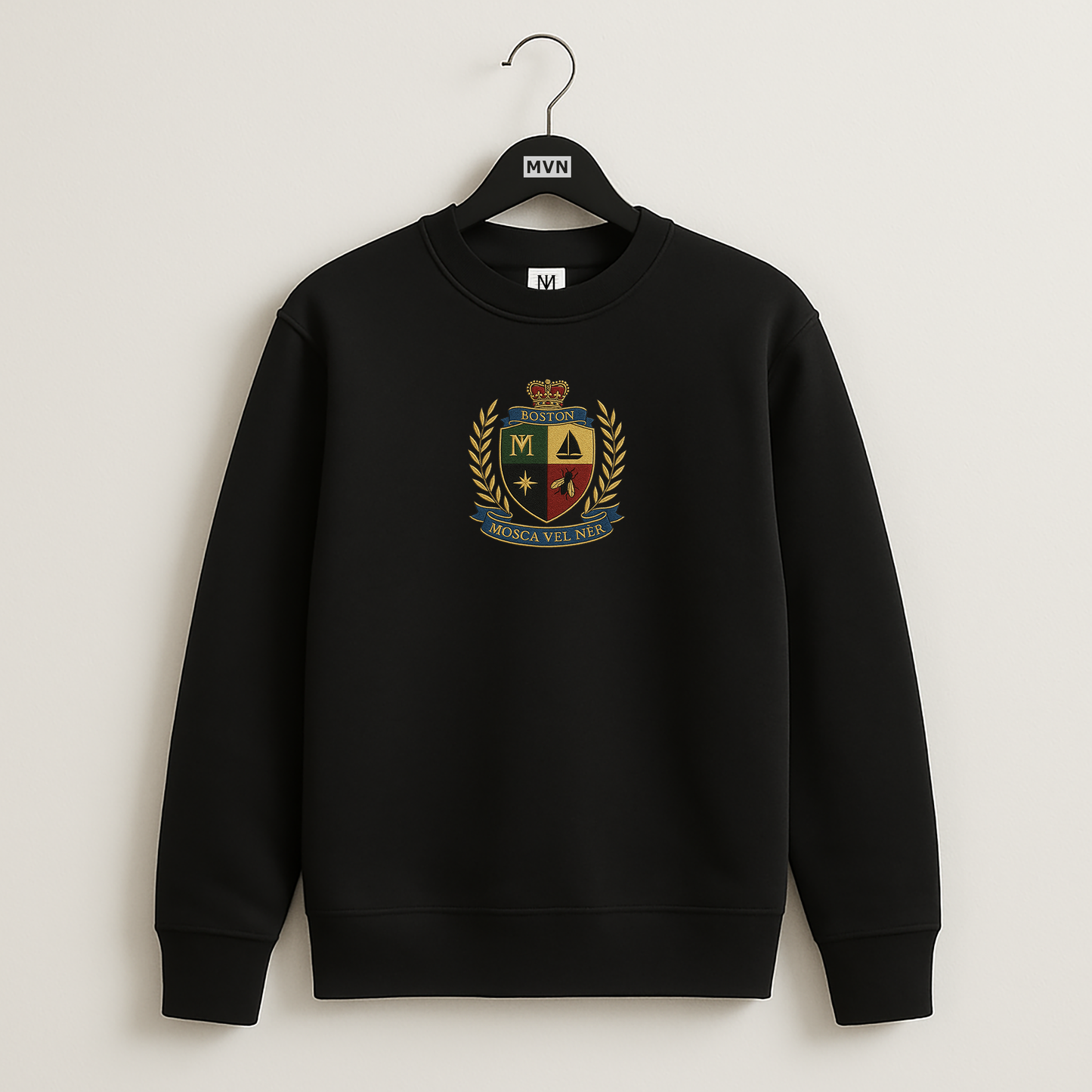 Mens Crest Crew