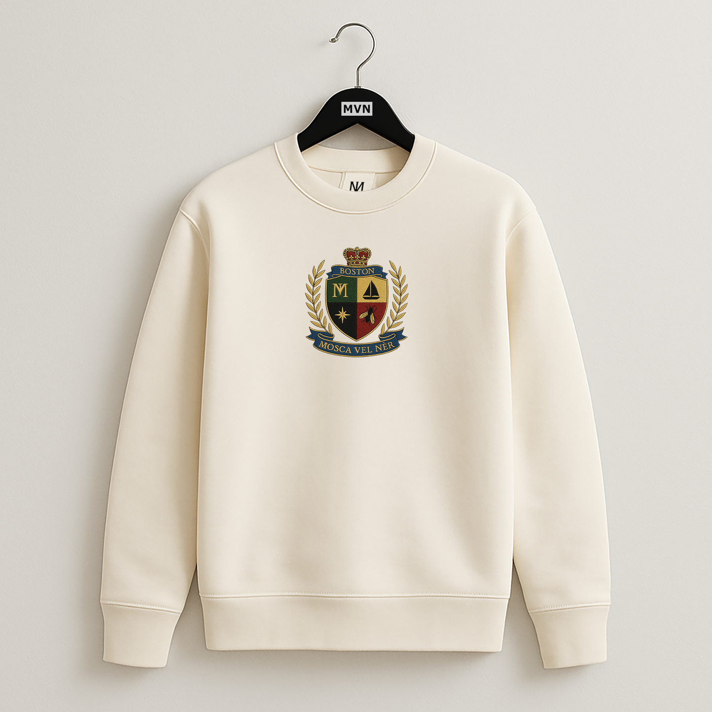 Mens Crest Crew