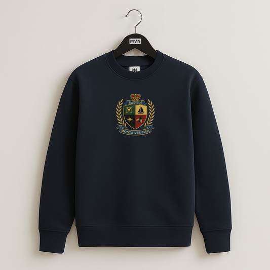 Mens Crest Crew